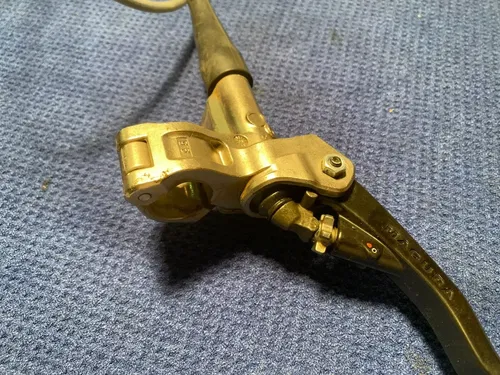 2012 HONDA CRF450R MAGURA COMPLETE HYDRAULIC CLUTCH MASTER CYLINDER LEVER ASSEMB