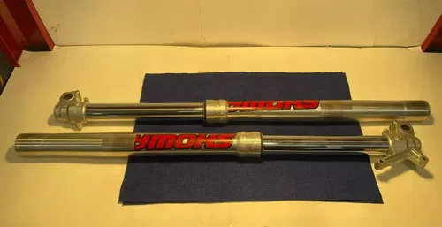 2000 SUZUKI RM125 Showa Front Forks Shocks Twin Chamber L R 51104-36E80 #2