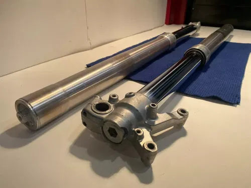 2000 SUZUKI RM125 Showa Front Forks Shocks Twin Chamber L R 51104-36E80 #2