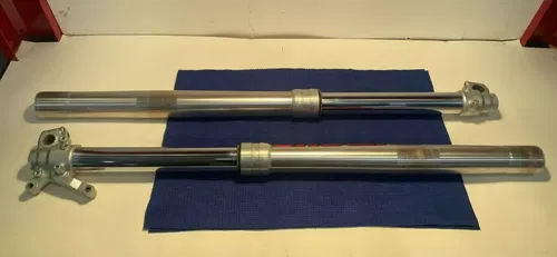 2000 SUZUKI RM125 Showa Front Forks Shocks Twin Chamber L R 51104-36E80 #2