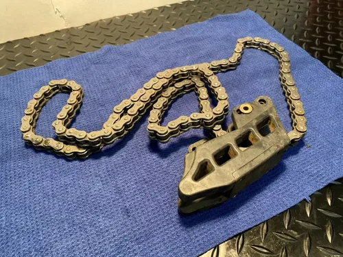 2015 YAMAHA YZ 125 Acerbis Chain Guide Block AND CHAIN ASSEMBLY YAMAHA YZ125/250