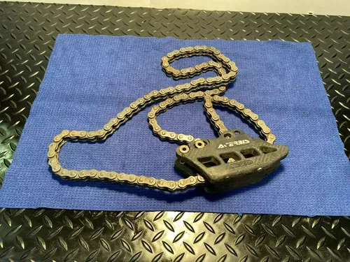 2015 YAMAHA YZ 125 Acerbis Chain Guide Block AND CHAIN ASSEMBLY YAMAHA YZ125/250