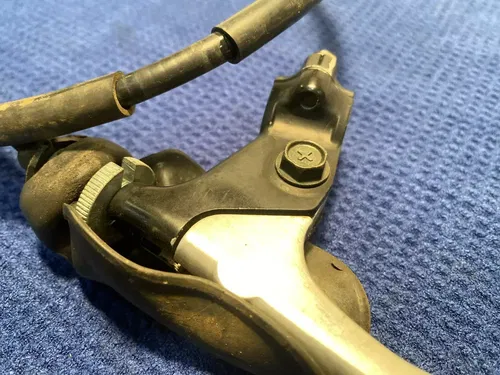 2003 YAMAHA TTR 125 OEM CLUTCH CABLE LEVER ASSEMBLY LINE 5HP-26335-00-00 TT-R #2