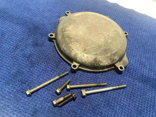 96-07 SUZUKI RM125 RM 125 OEM ENGINE MOTOR SIDE CLUTCH COVER CASE GOOD 2000 RM