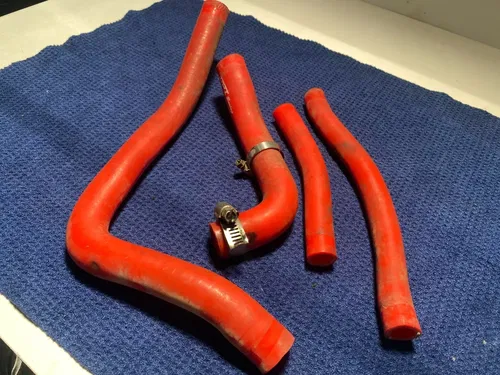 1999 RM250 SUZUKI RADIATOR HOSE ASSEMBLY CLAMPS SUZUKI RM250 HOSE SET 1999