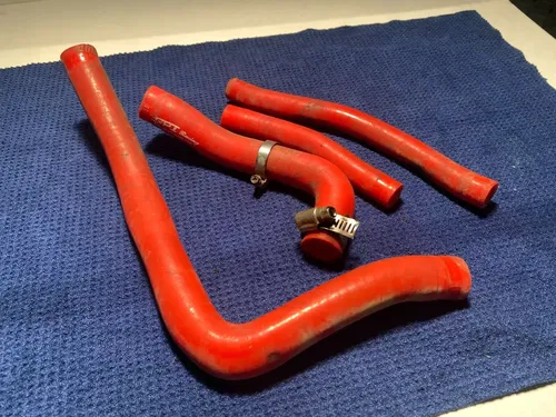 1999 RM250 SUZUKI RADIATOR HOSE ASSEMBLY CLAMPS SUZUKI RM250 HOSE SET 1999
