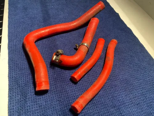 1999 RM250 SUZUKI RADIATOR HOSE ASSEMBLY CLAMPS SUZUKI RM250 HOSE SET 1999