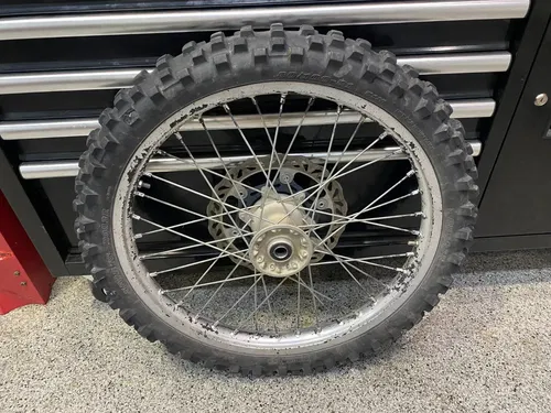 96-04 SUZUKI RM125 RM250 RM 250 125 OEM 21" FRONT WHEEL RIM HUB SPOKES RM 125