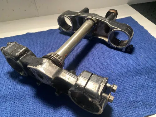 1998 RM250 RM 250 OEM Triple Tree Steering Stem Upper Lower Fork Clamps