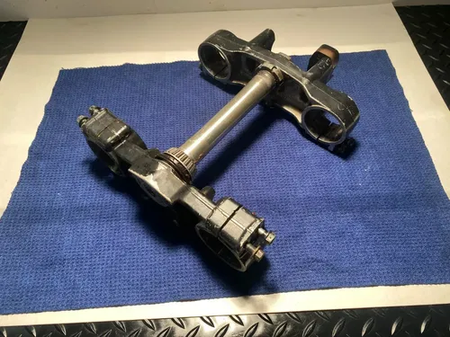 1998 RM250 RM 250 OEM Triple Tree Steering Stem Upper Lower Fork Clamps