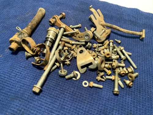 KTM 350 EXC-F OEM MISC FRAME HARWEAR BOLTS NUTS MOUNTS ETC OEM HARDWEAR KTM