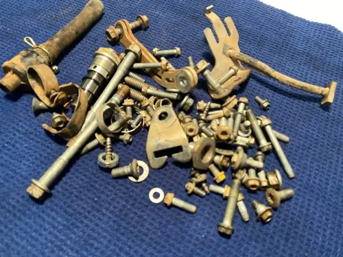 KTM 350 EXC-F OEM MISC FRAME HARWEAR BOLTS NUTS MOUNTS ETC OEM HARDWEAR KTM