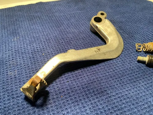 2002 KAWASAKI KX85 OEM REAR BREAK PEDAL ASSEMBLY KX85 OEM KAWASAKI KX85