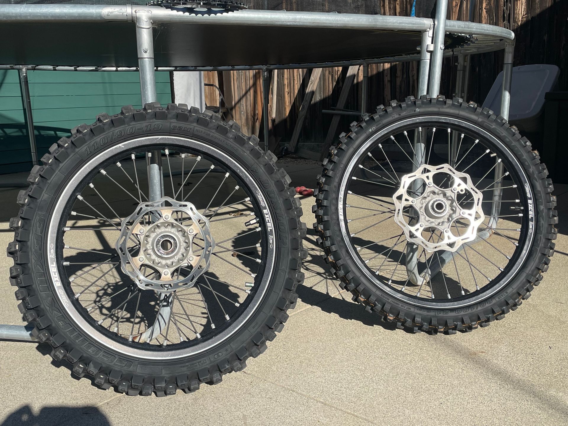 2023 Ktm 300sx Wheel Set (rear Hub Damaged)