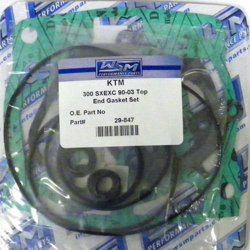 WSM Top End Gasket Kit For KTM 300 EXC / MXC / SX 96-03 29-847