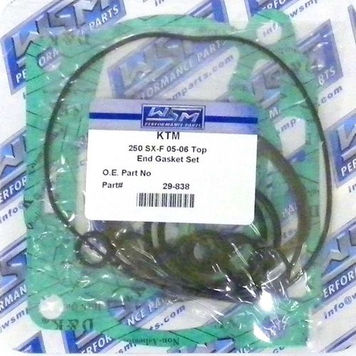 WSM Top End Gasket Kit For KTM 250 EXC / SX / XC 05-06 29-838