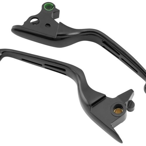 Bikers Choice Dual Slotted Lever For - 053575 Pair Black