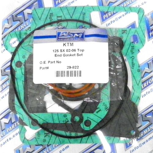 WSM Top End Gasket Kit For KTM 125 EXC / SX 02-06 29-822