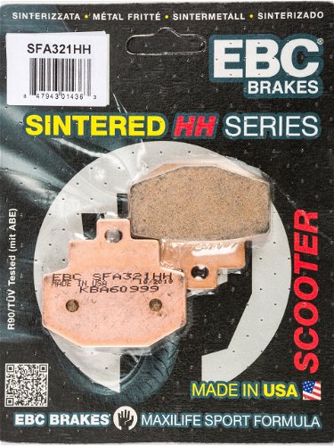 EBC 1 Pair SFA HH Series Scooter Sintered Brake Pads MPN SFA321HH