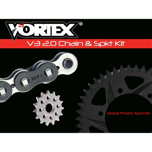 Vortex Black HFRA 520SX3-108 Chain and Sprocket Kit 15-45 Tooth - CK6444