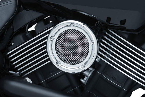 Kuryakyn Velociraptor Air Cleaner for V-Twin Chrome