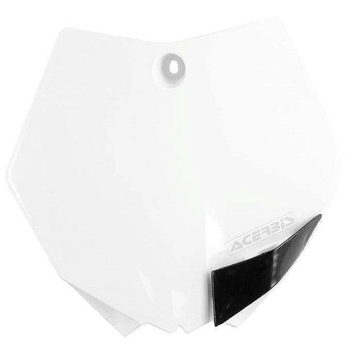 Acerbis White Front Number Plate for KTM - 2314240002