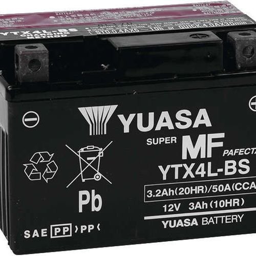 Yuasa AGM Maintenance Free Battery - YUAM62X4B