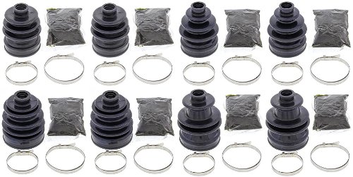Complete Front & Rear Inner & Outer CV Boot Repair Kit KVF750 Brute Force 08-11