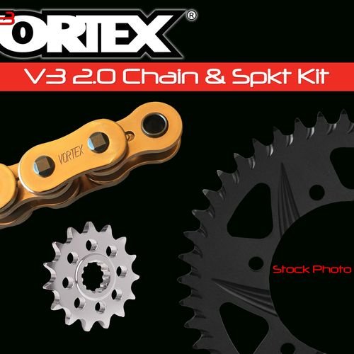 Vortex Gold GFRA G520SX3-114 Chain and Sprocket Kit 15-43 Tooth - CKG5231