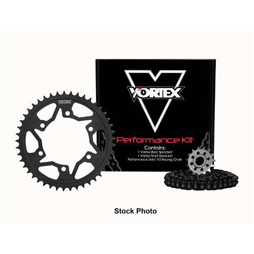 Vortex Black WSS 530SX3-120 Chain and Sprocket Kit 17-47 Tooth - CK6153