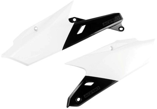 Acerbis White/Black Side Number Plate for Yamaha - 2374161035