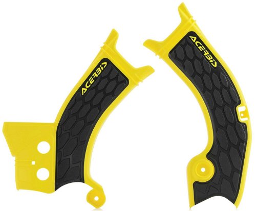 Acerbis Yellow/Black X-Grip Frame Guard - 2686601017