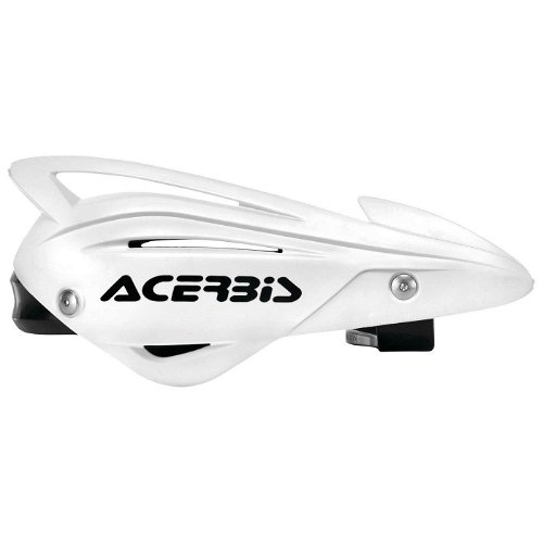 Acerbis White Tri-Fit Handguards - 2314110002