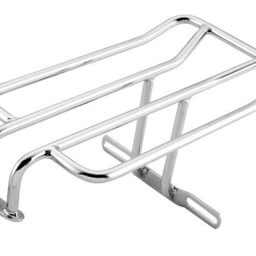 Bikers Choice Luggage Rack For - 301036 2-Up Seat Chrome