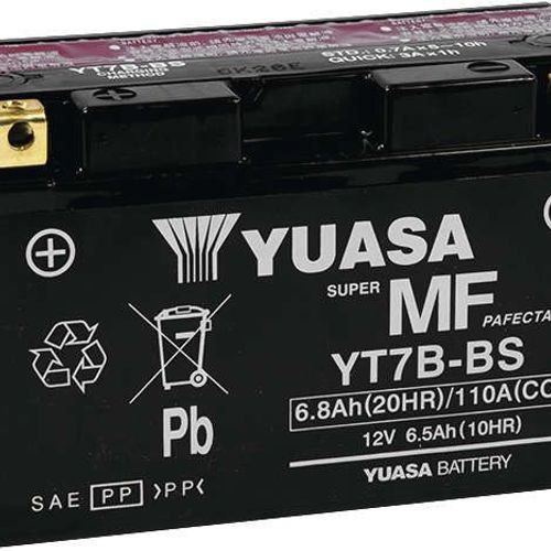 Yuasa AGM Maintenance Free Battery - YUAM62T7B