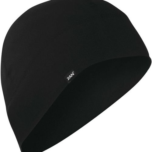 Zan Headgear Helmet Liner/Beanie SportFlex Series Black UPF