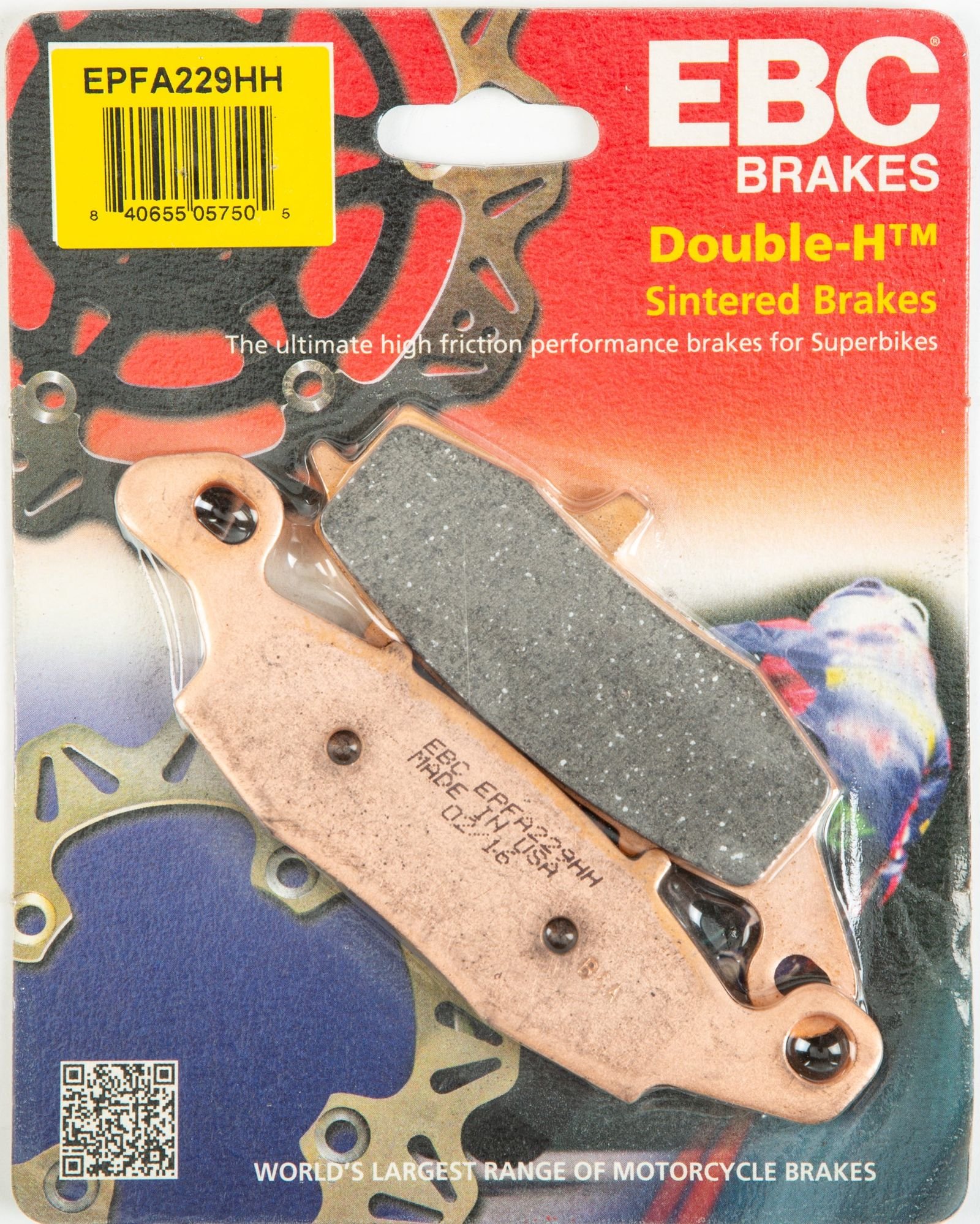 EBC 1 Pair EPFA Sintered Fast Street and Trackday Brake Pads MPN