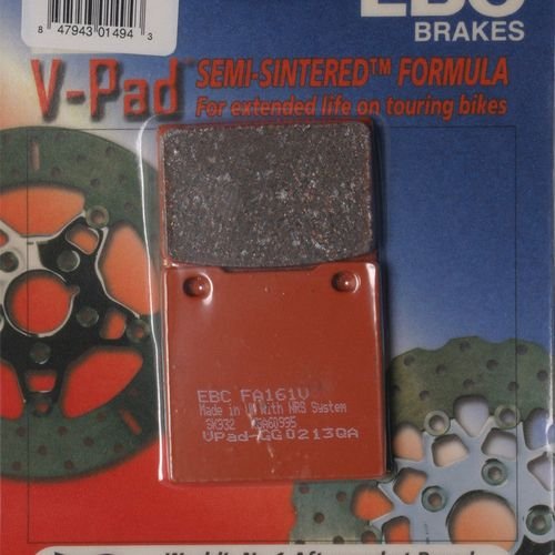 EBC 1 Pair V-Pad Semi-Sintered Touring Brake Pads MPN FA161V