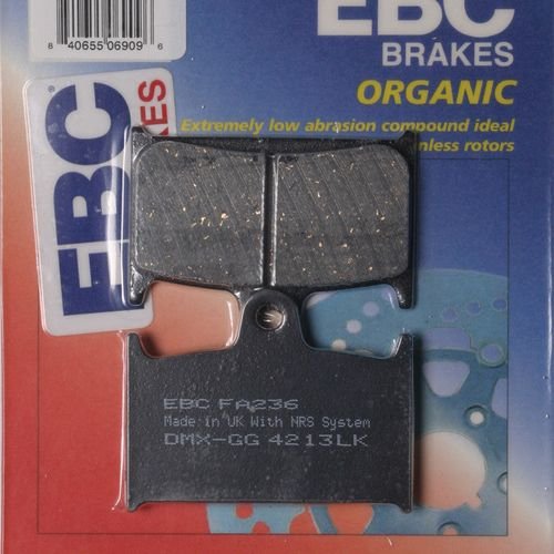 EBC 1 Pair Premium SFA Organic OE Replacement Brake Pads MPN FA236