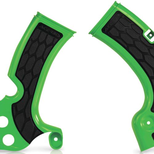 Acerbis Green/Black X-Grip Frame Guard - 2374271089