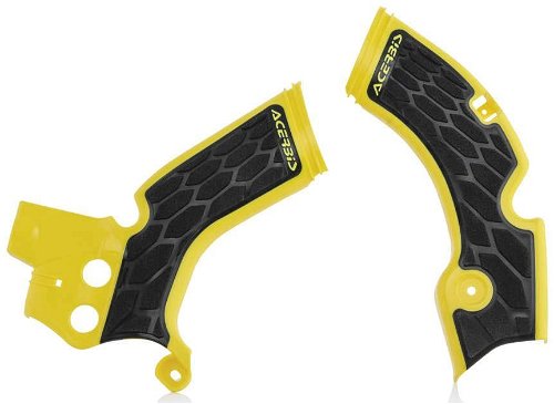 Acerbis Yellow/Black X-Grip Frame Guard - 2688751017