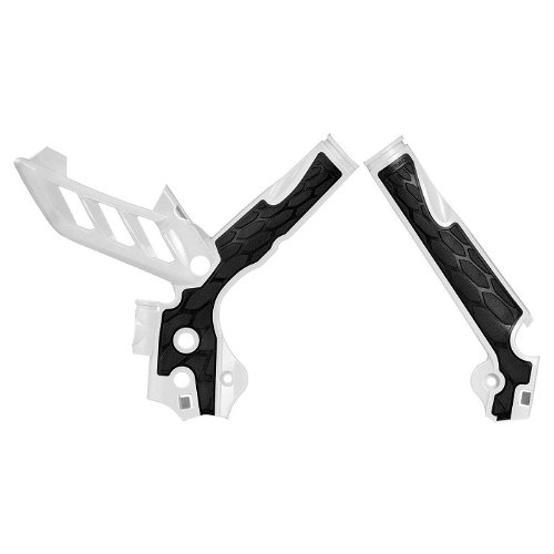 Acerbis White/Black X-Grip Frame Guard - 2374251035
