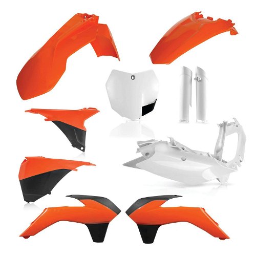 Acerbis 16 Orange Full Plastic Kit for KTM - 2449585226
