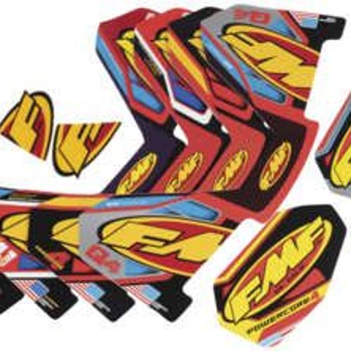 FMF Red/Yellow/Blue Decal 014851