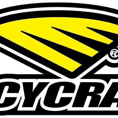 Cycra Voyager Handguard Black/White - 1CYC-7902-315
