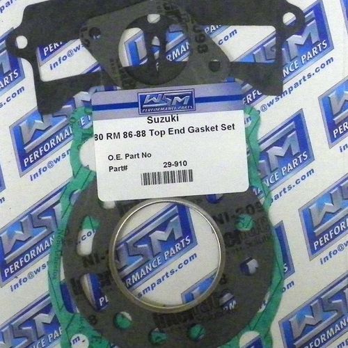 WSM Top End Gasket Kit For Suzuki 80 RM 86-88 29-910