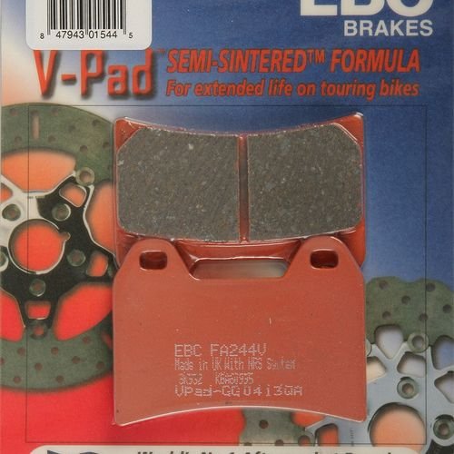 EBC 1 Pair V-Pad Semi-Sintered Touring Brake Pads MPN FA244V