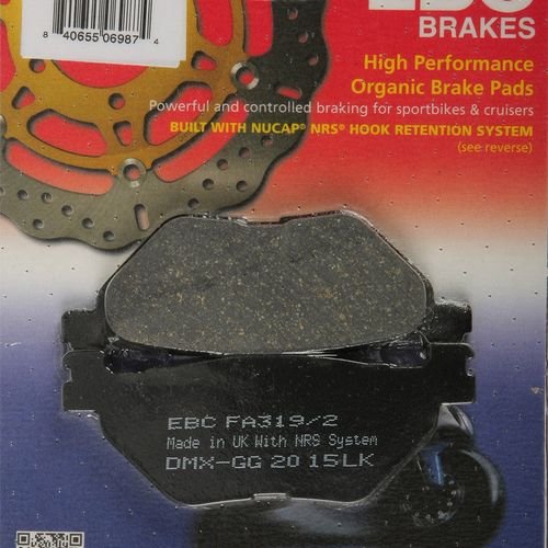 EBC 1 Pair FA Series Organic Replacement Brake Pads MPN FA319/2