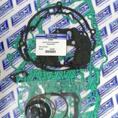 WSM Complete Gasket Kit For KTM 125 - 150 EXC / SX / XC 06-15 25-823