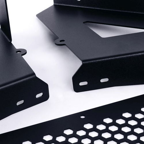 High Lifter Heavy Duty Black Radiator Guard Relocation Kit For Honda Models RK-FR-H520-HL